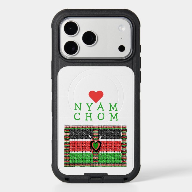 Latest I Love Kenya barbecue meat Nyama Choma    Otterbox iPhone Case (Back)