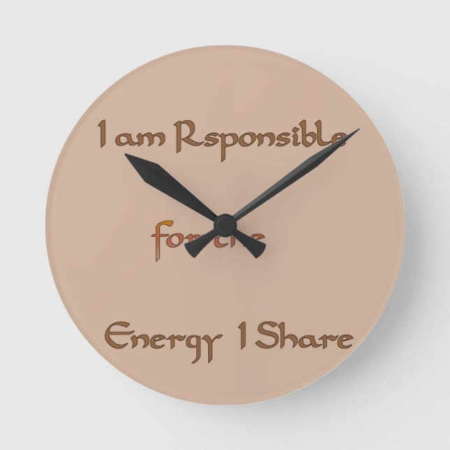 Latest inspirational day today quotes round clock (Front)