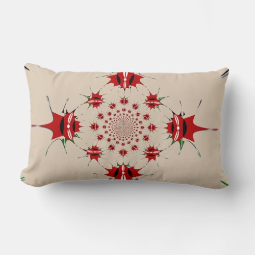 Latest inspired colorful  pattern art design  lumbar pillow