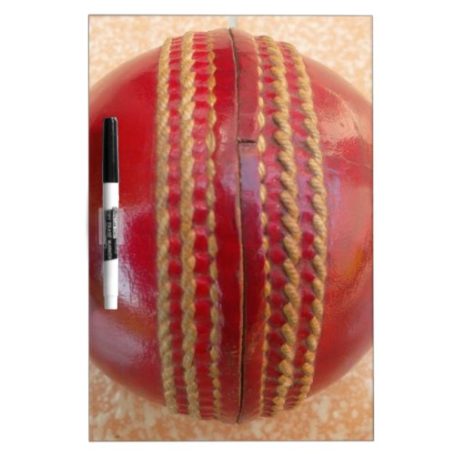 Latest International Cricket Red Leather Ball Dry_Erase Board