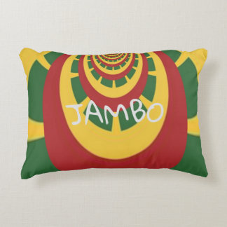 Latest Jamaica Rasta Colors Accent Pillow