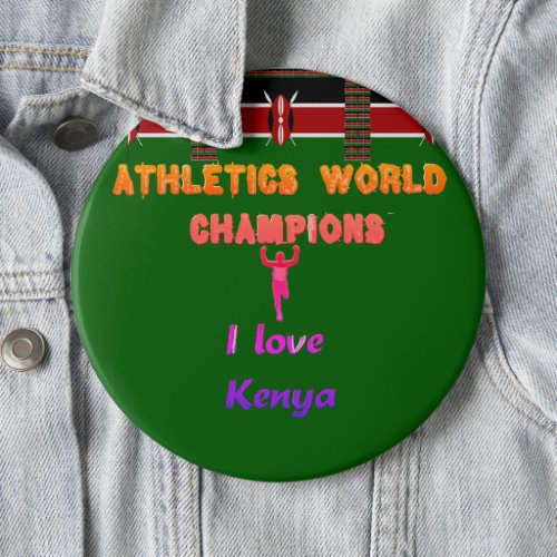 Latest Kenya Athletics  Lovers Button