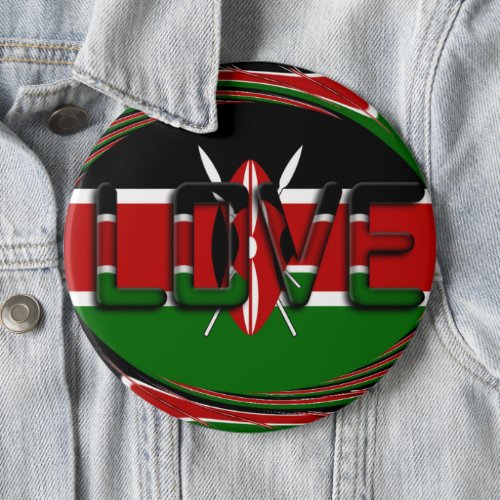 Latest Kenya Pinback Button