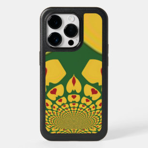 Latest lovely Rasta Colors red hearts OtterBox iPh OtterBox iPhone 14 Pro Case