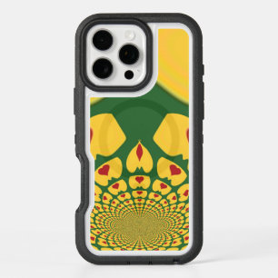 Latest lovely Rasta Colors red hearts iPhone 16 Pro Max Case