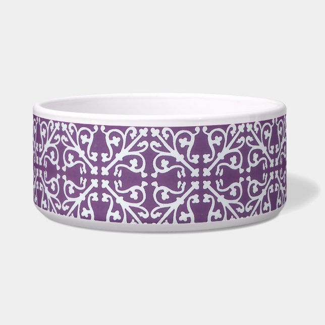 Latest pretty cool Plum urban pattern design Bowl (Front)