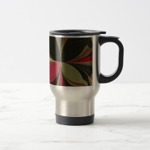 Latest Retro Geometrical  Color pattern Art design Travel Mug