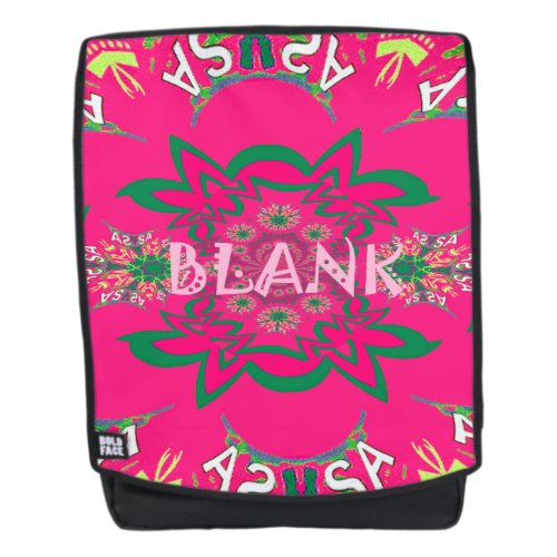 Latest Stylish colorful pattern design art Backpack