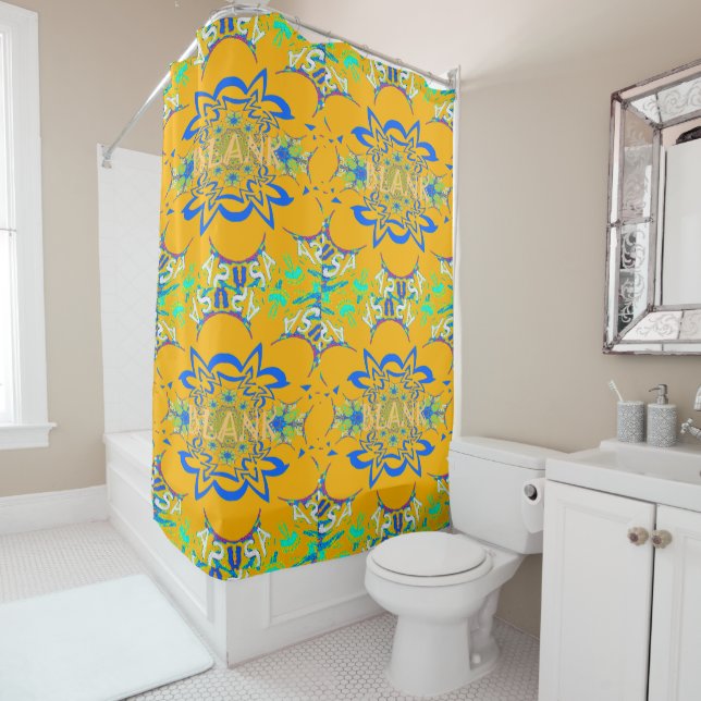 Latest Stylish fashion unique lovely Shower Curtain (In Situ)