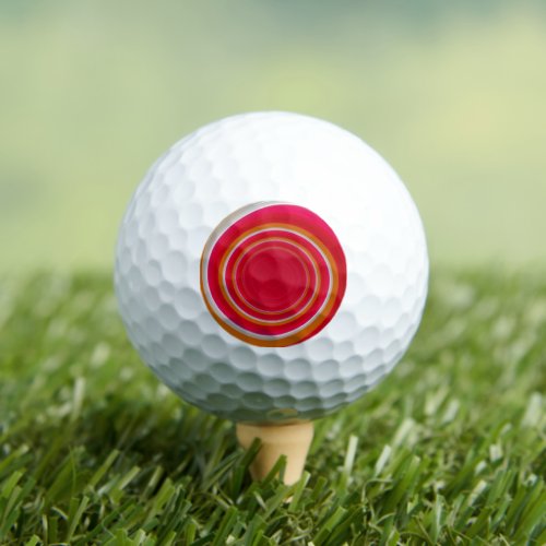 Latest Tenn Red and White  Golf Balls