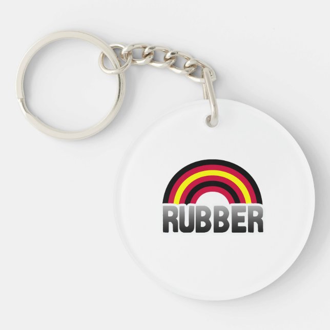 Latex Pride Keychain (Front)