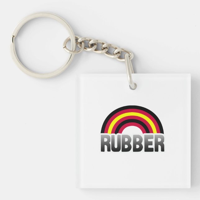 Latex Pride Keychain (Front)