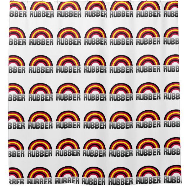 Latex Pride Shower Curtain (Front)