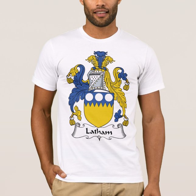 Latham Family Crest T-Shirt (Front)