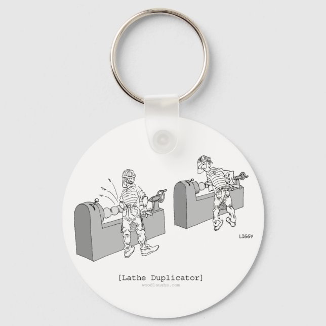 Lathe Duplicator Keychain (Front)
