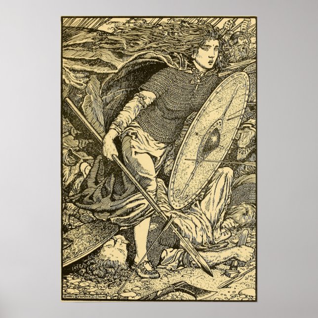 "Lathgertha" by Morris Meredith Williams Poster (Front)