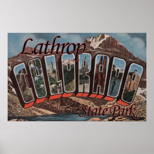 Lathrop State Park, Colorado Poster