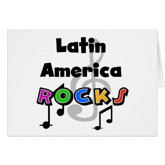 Latin America Rocks Cards (Front Horizontal)
