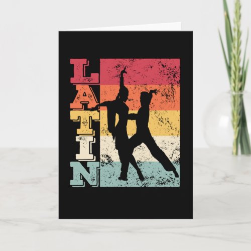 Latin American Dance Couple Vintage Card