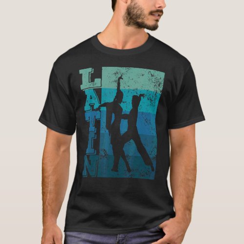 Latin American Dancing Vintage Dancers Dance Coupl T_Shirt