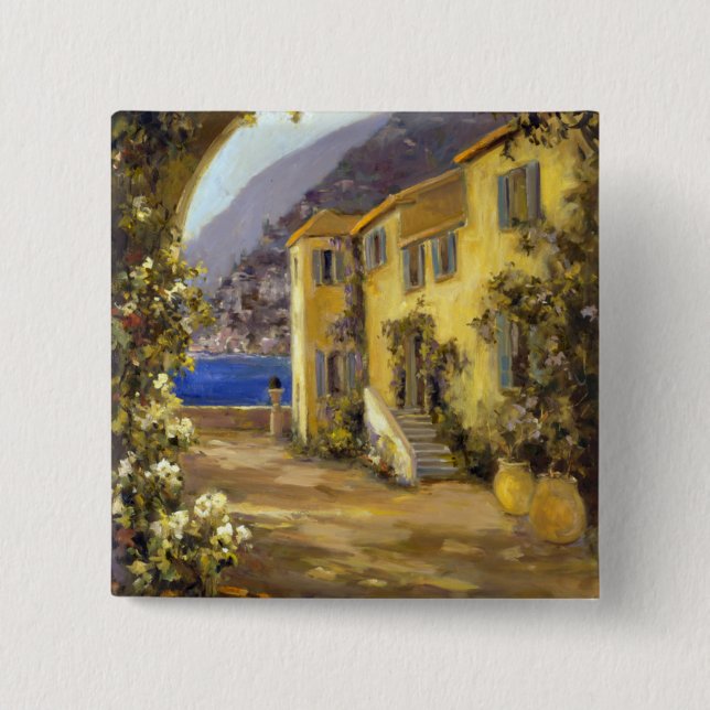 Latin Calm I Pinback Button (Front)