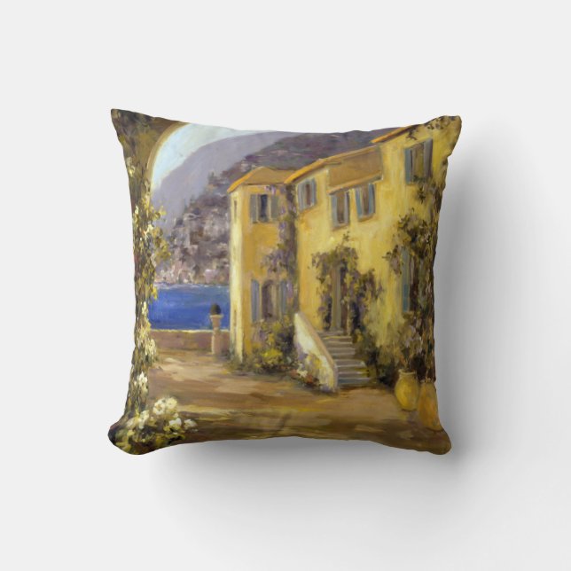 Latin Calm I Throw Pillow (Front)