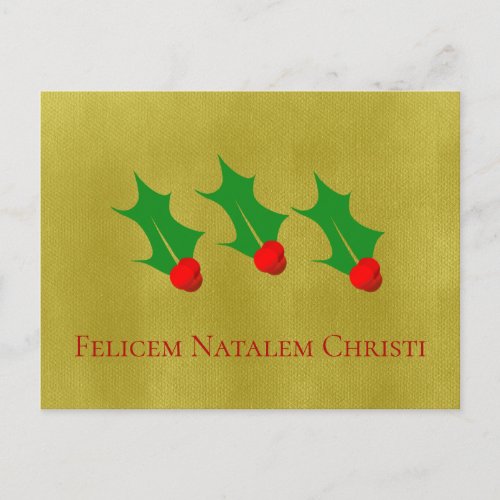 Latin Christmas Postcard