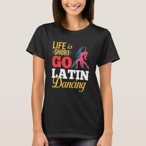 Latin Dance Music Shoes Lessons Beginner Workout D T_Shirt