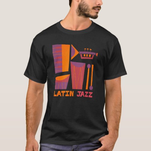 Latin Jazz Music Vintage Tee