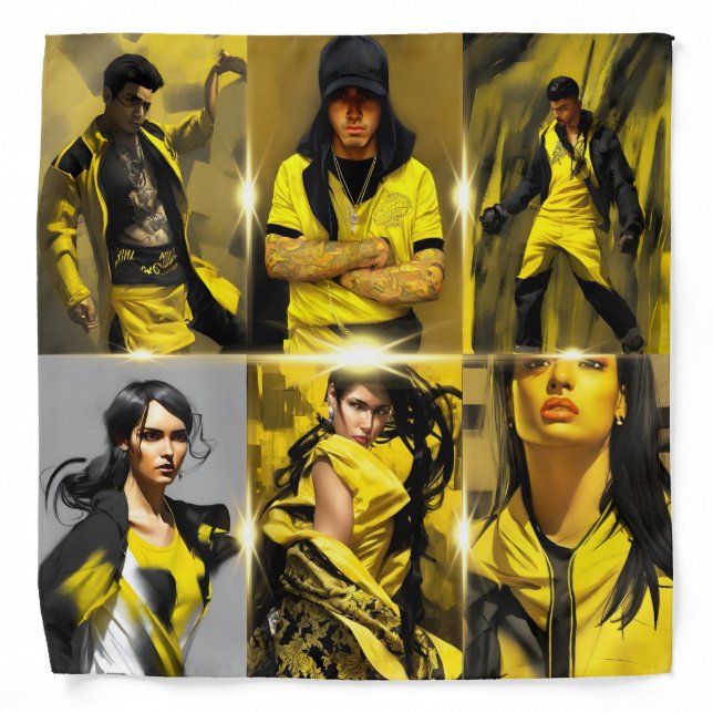 Latin King & Queen Bandanna (Front)