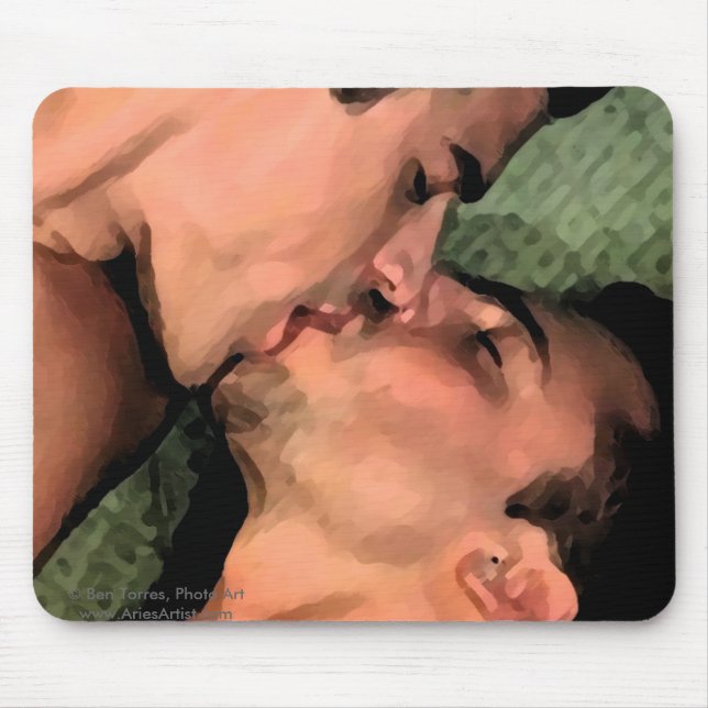 Latin Kiss Mouse Pad (Front)