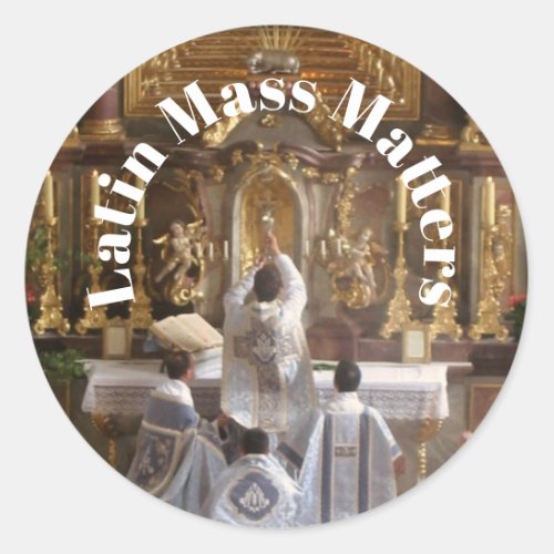 Latin Mass Matters sticker