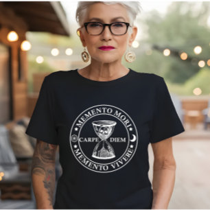 Latin Phrase - Memento Mori Memento Vivere T-Shirt