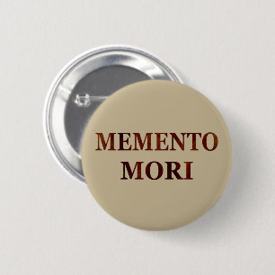 Latin Phrase - Seize the Day - Memento Mori Button