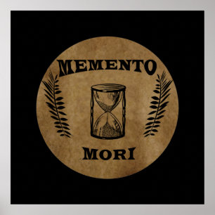 Latin Phrase - Seize the Day - Memento Mori Poster