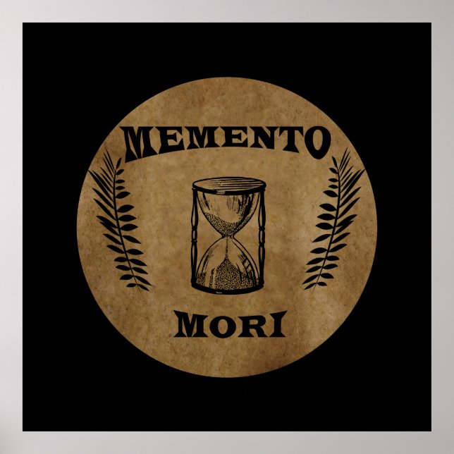 Latin Phrase - Seize the Day - Memento Mori  Poster (Front)