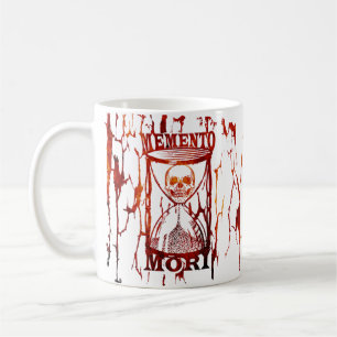 Latin Phrase - Seize The Day - Memento Mori Skull Coffee Mug