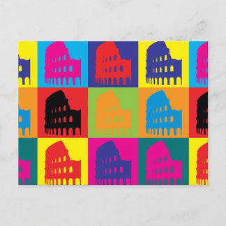 Latin Pop Art Postcard
