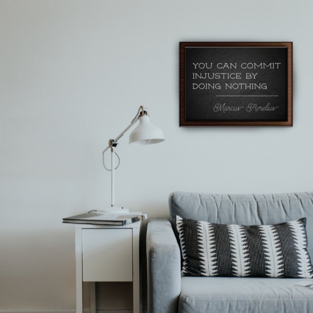 Latin quote  justice motivation poster (Creator Uploaded)