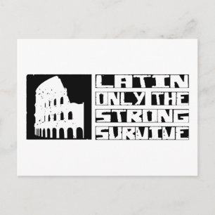 Latin Survive Postcard