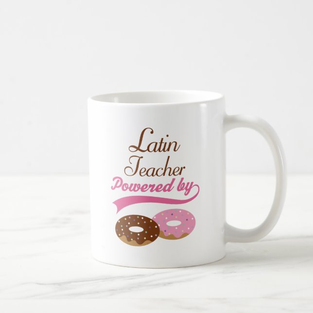 Latin Teacher Funny Gift Coffee Mug (Right)