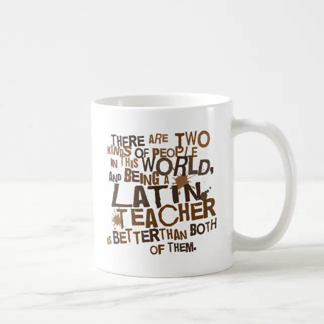 Latin Teacher Gift Coffee Mug Zazzle