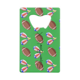 Latin-themed Football Credit Card Bottle Opener