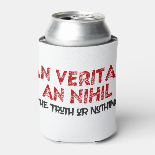 Latin Truth Quote Can Cooler