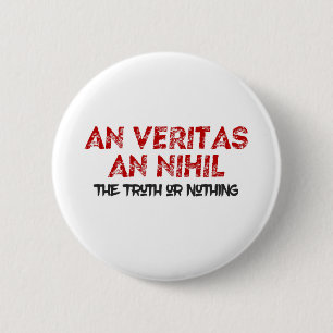 Latin Truth Quote Pinback Button