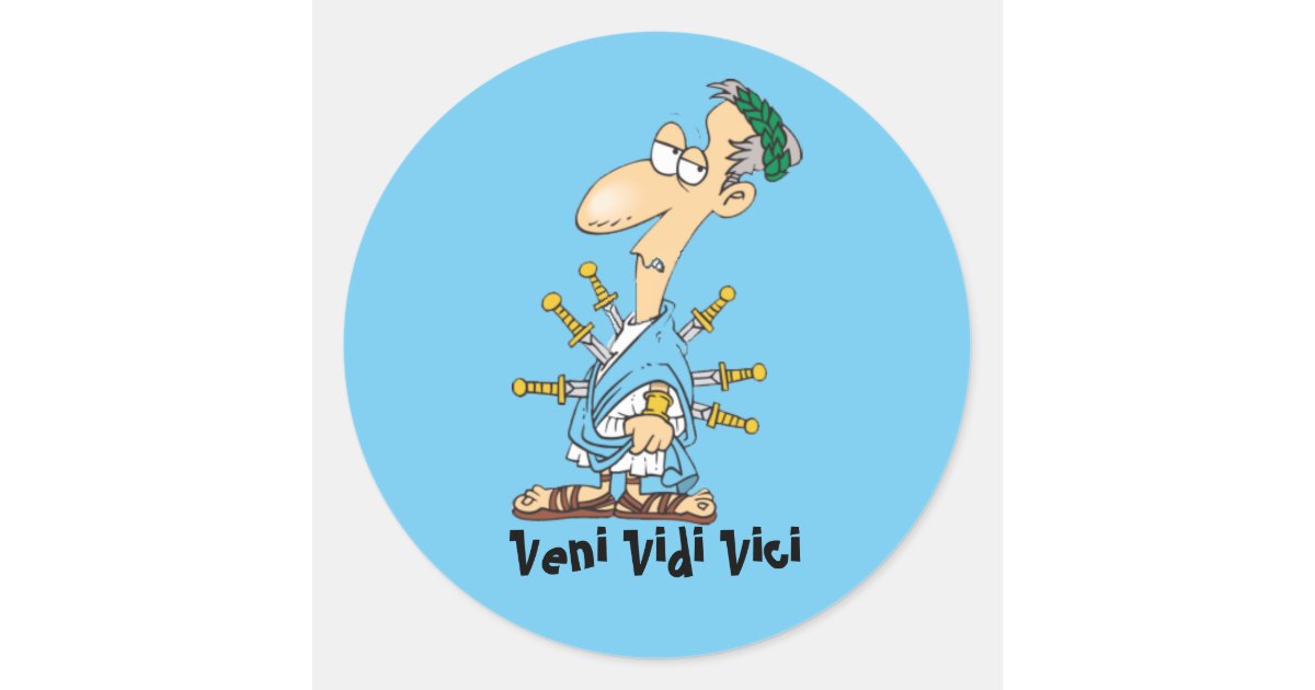 Veni Vidi Vici - Latin saying - Latin' Sticker