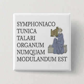 Latin warning to organists button