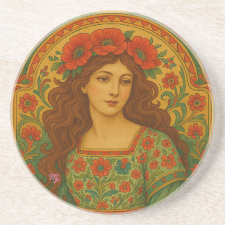 Latina art nouveau coaster