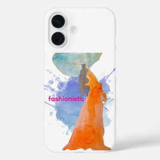 Latina Fashionista with Hat iPhone 16 Case