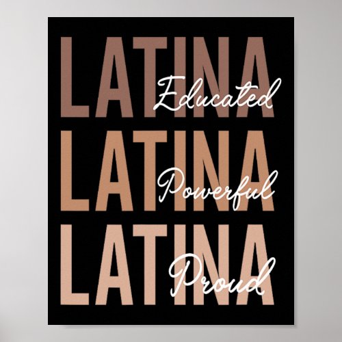 Latina Feminist Agenda Feminism Feminist  Poster